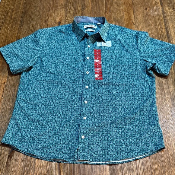 Nick Graham Other - Men's Teal Short Sleeve Shirt